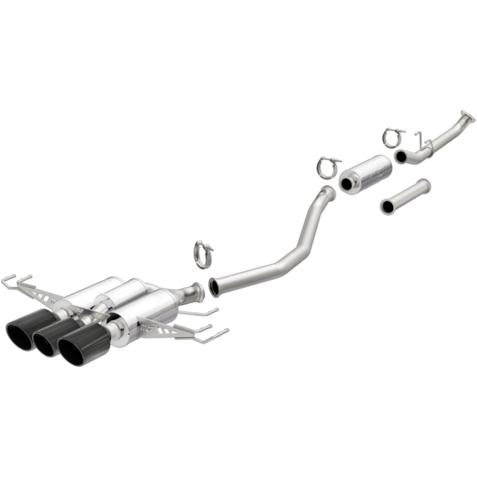 Picture of xMOD Series Carbon Fiber Tips Cat-Back System 19383