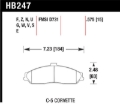 Picture of Hawk 97-13 Chevy Corvette Base/Z51 DTC-50 Front Brake Pads