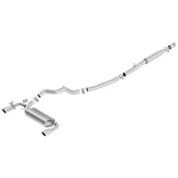Picture of Ford Racing 2016-2017 Focus RS Active Sport Cat-Back Exhaust System w/ Polished Tips