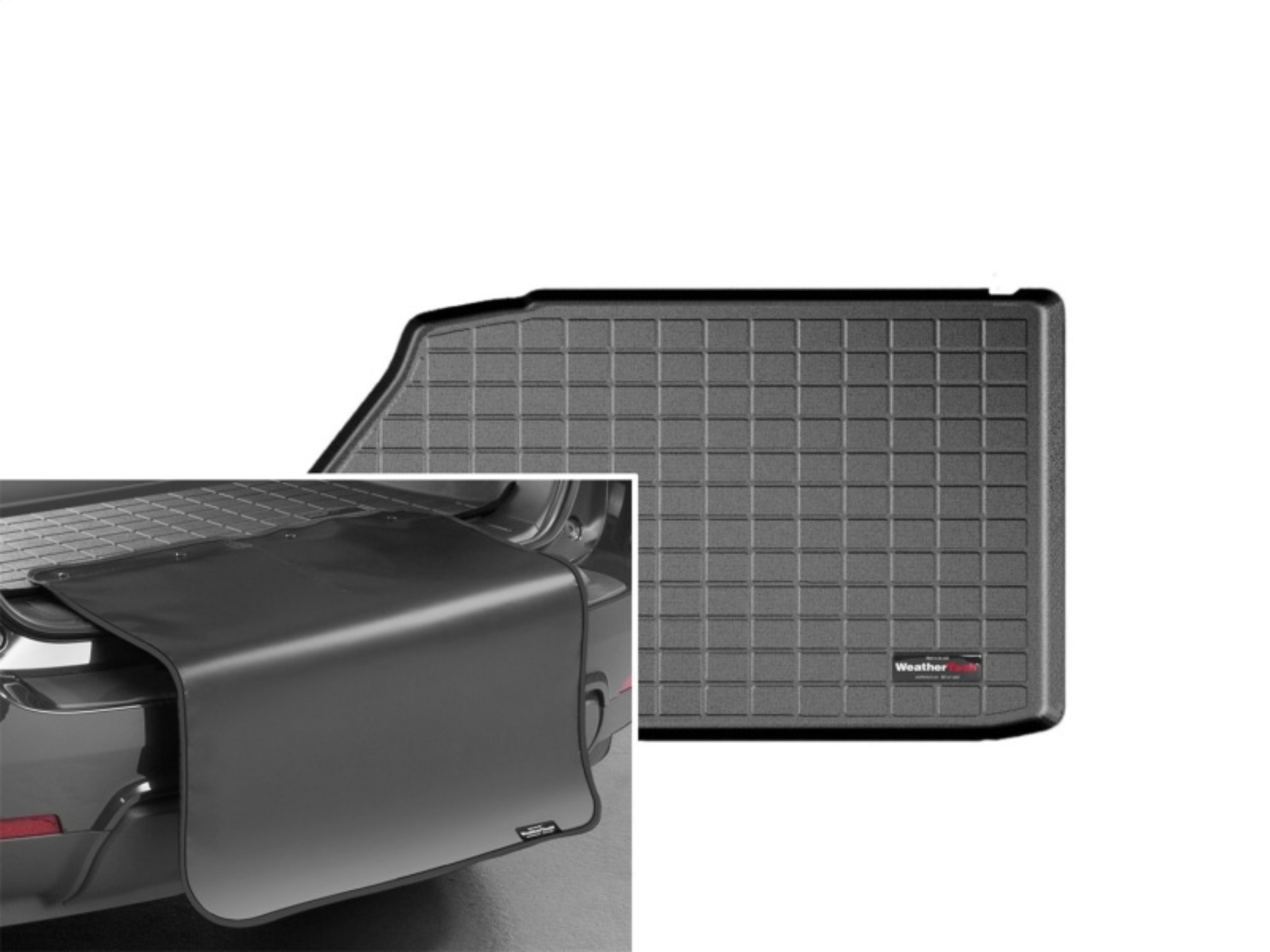 Picture of WeatherTech WT Cargo Liners-Black Floor Mats - 40304SK