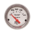 Picture of Autometer Ultra-Lite 2-1/16in Electric 100 PSI Oil Pressure Gauge Marine Chrome