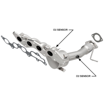 Picture of OEM Grade Direct-Fit Manifold Catalytic Converter-Mazda