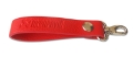 Picture of Akrapovic Leather Loop Keychain - red
