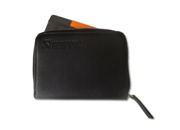 Picture of Akrapovic Leather Zip Notebook (M) black