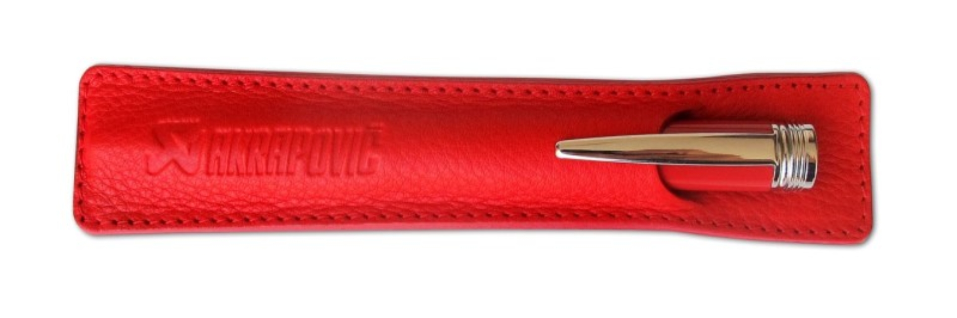 Picture of Akrapovic Leather Pencil sleeve - red