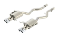 Picture of Borla RS 2.3L MT Round Angle-Cut Tips Split Rear Exit ATAK Catback Exhaust - 140730