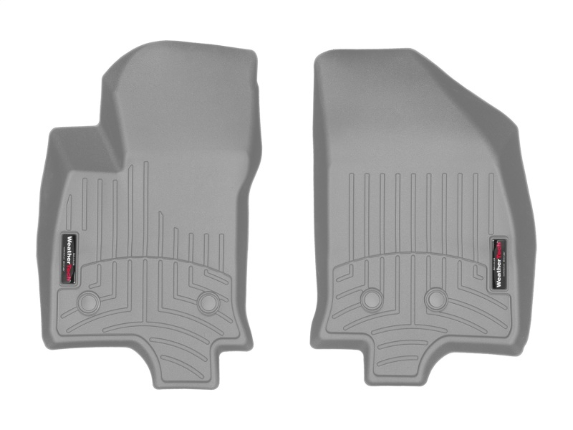 Picture of WeatherTech WT FloorLiner-Front-Grey Floor Mats - 469381