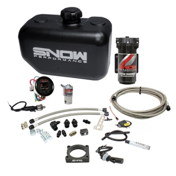 Picture of Snow Performance 08-15 Evo Stg 2 Boost Cooler Water Injection Kit w/SS Braid Line & 4AN Fittings