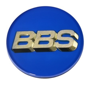 Picture of BBS Center Cap 70.6mm Blue/Gold (3-Tab)