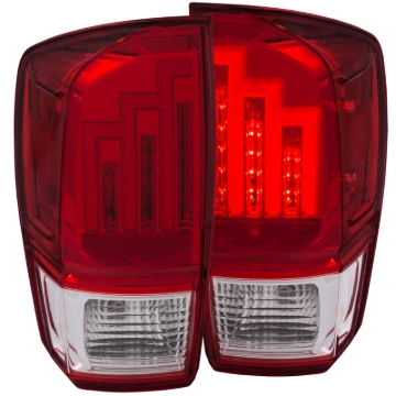 Picture of ANZO 2016-2017 Toyota Tacoma LED Taillights Red/Clear