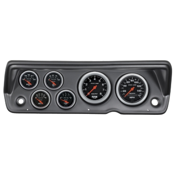 Picture of Autometer Sport-Comp 70-76 Duster/ Demon/ Dart Dash Kit 6pc Tach / MPH / Fuel / Oil / WTMP / Volt