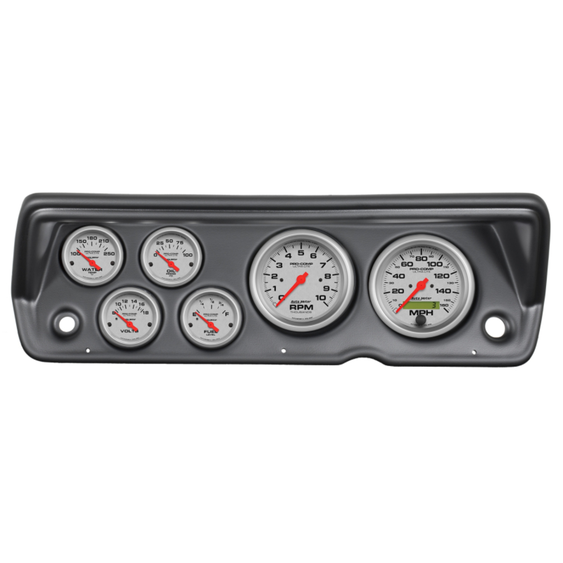 Picture of Autometer Ultra-Lite 70-76 Duster/ Demon/ Dart Dash Kit 6pc Tach / MPH / Fuel / Oil / WTMP / Volt