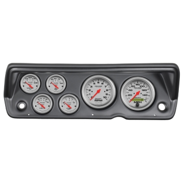 Picture of Autometer Ultra-Lite 70-76 Duster/ Demon/ Dart Dash Kit 6pc Tach / MPH / Fuel / Oil / WTMP / Volt