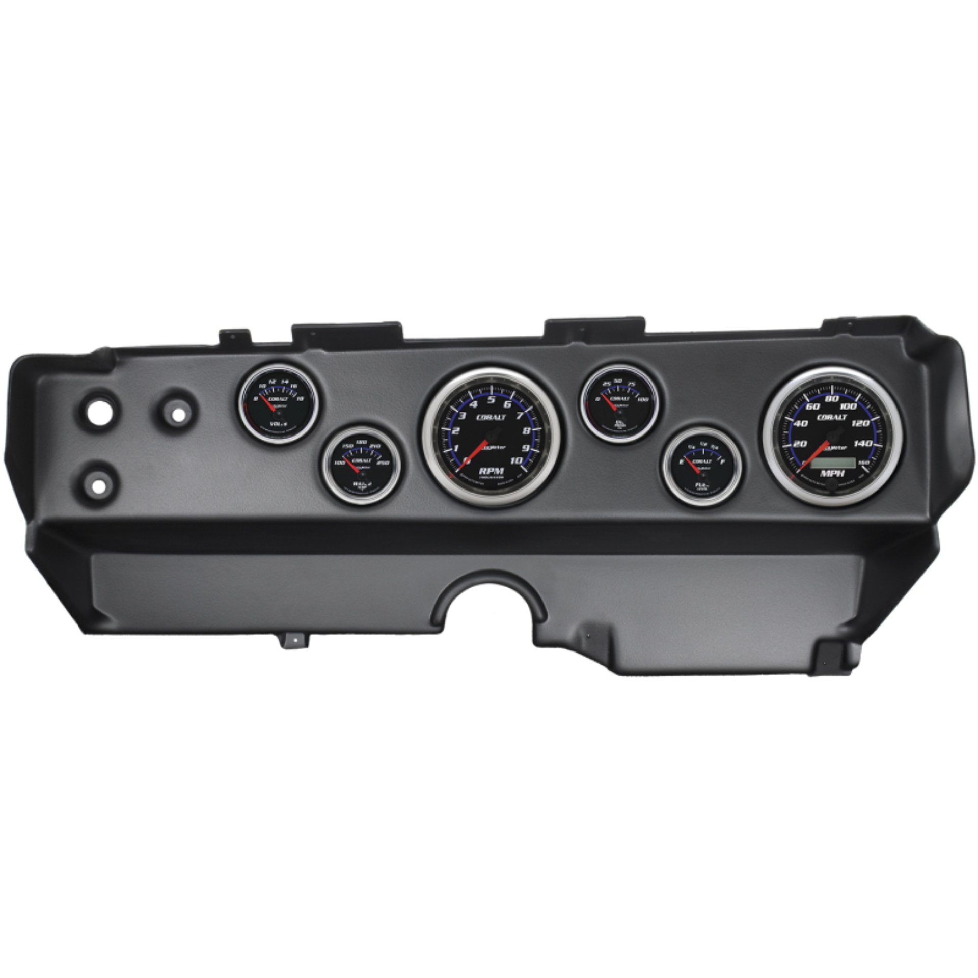 Picture of Autometer Cobalt 70-74 E-Body/Cuda/Challenger Dash Kit 6pc Tach / MPH / Fuel / Oil / WTMP / Volt