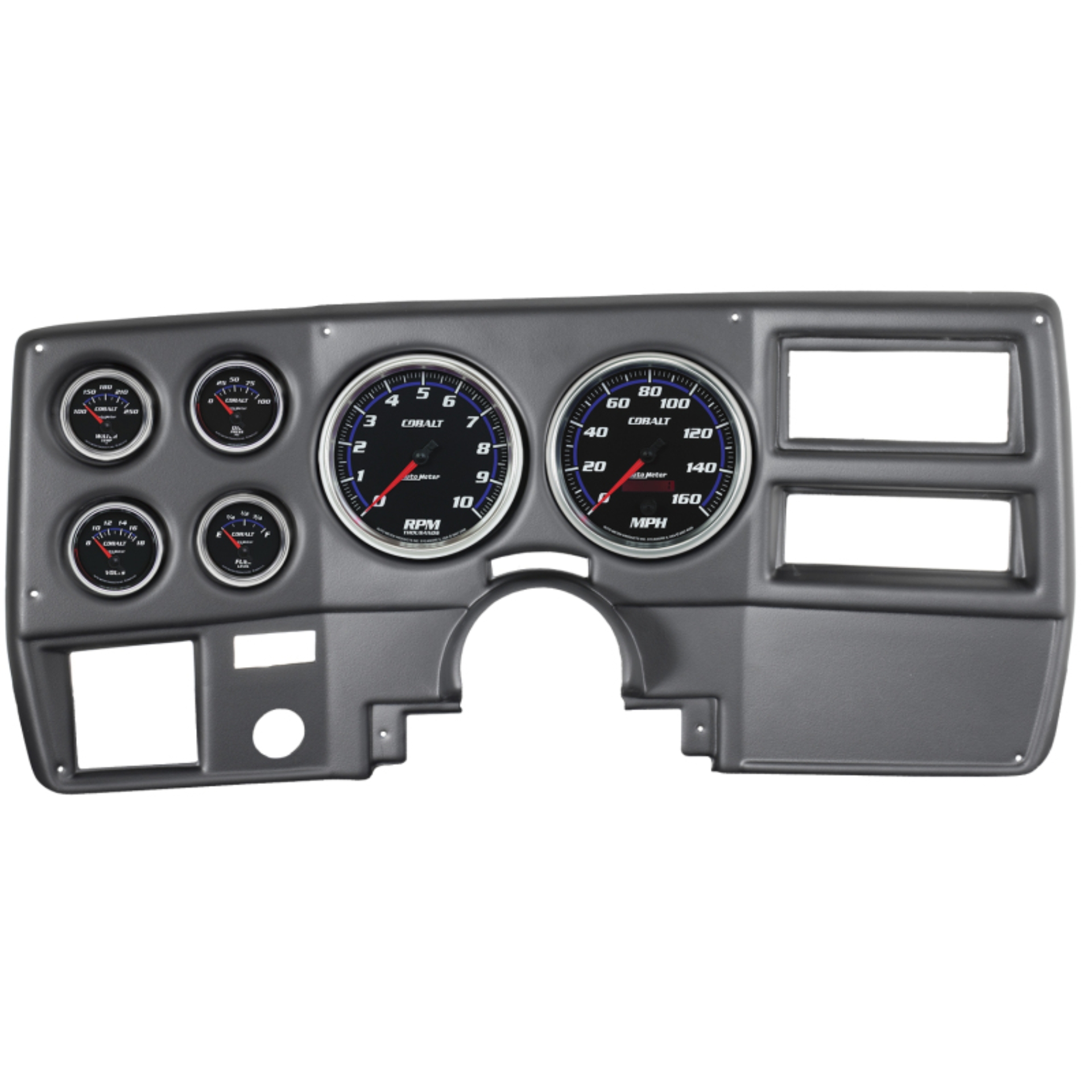 Picture of Autometer Cobalt 73-83 Chevy Truck/Suburban Kit 6pc Tach / MPH / Fuel / Oil / WTMP / Volt