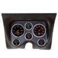 Picture of Autometer Designer Black 67-68 Camaro/Firebird Dash Kit 6pc Tach / MPH / Fuel / Oil / WTMP / Volt