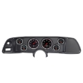 Picture of Autometer Designer Black 70-78 Camaro Dash Kit 6pc Tach / MPH / Fuel / Oil / WTMP / Volt