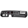 Picture of Autometer Designer Black 70-72 Chevelle/ El Camino/ Malibu Dash Kit 6pc Tach/MPH/Fuel/Oil/WTMP/Volt