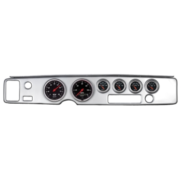 Picture of Autometer Designer Black 70-81 Firebird Dash Kit 6pc Tach / MPH / Fuel / Oil / WTMP / Volt
