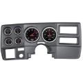 Picture of Autometer Designer Black 73-83 Chevy Truck / Suburban Dash Kit 6pc Tach/ MPH/ Fuel/ Oil/ WTMP/ Volt