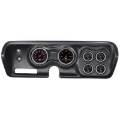 Picture of Autometer Designer Black 71-74 Charger/ GTX/ Road Runner Dash Kit 6pc Tach/MPH/Fuel/Oil/WTMP/Volt