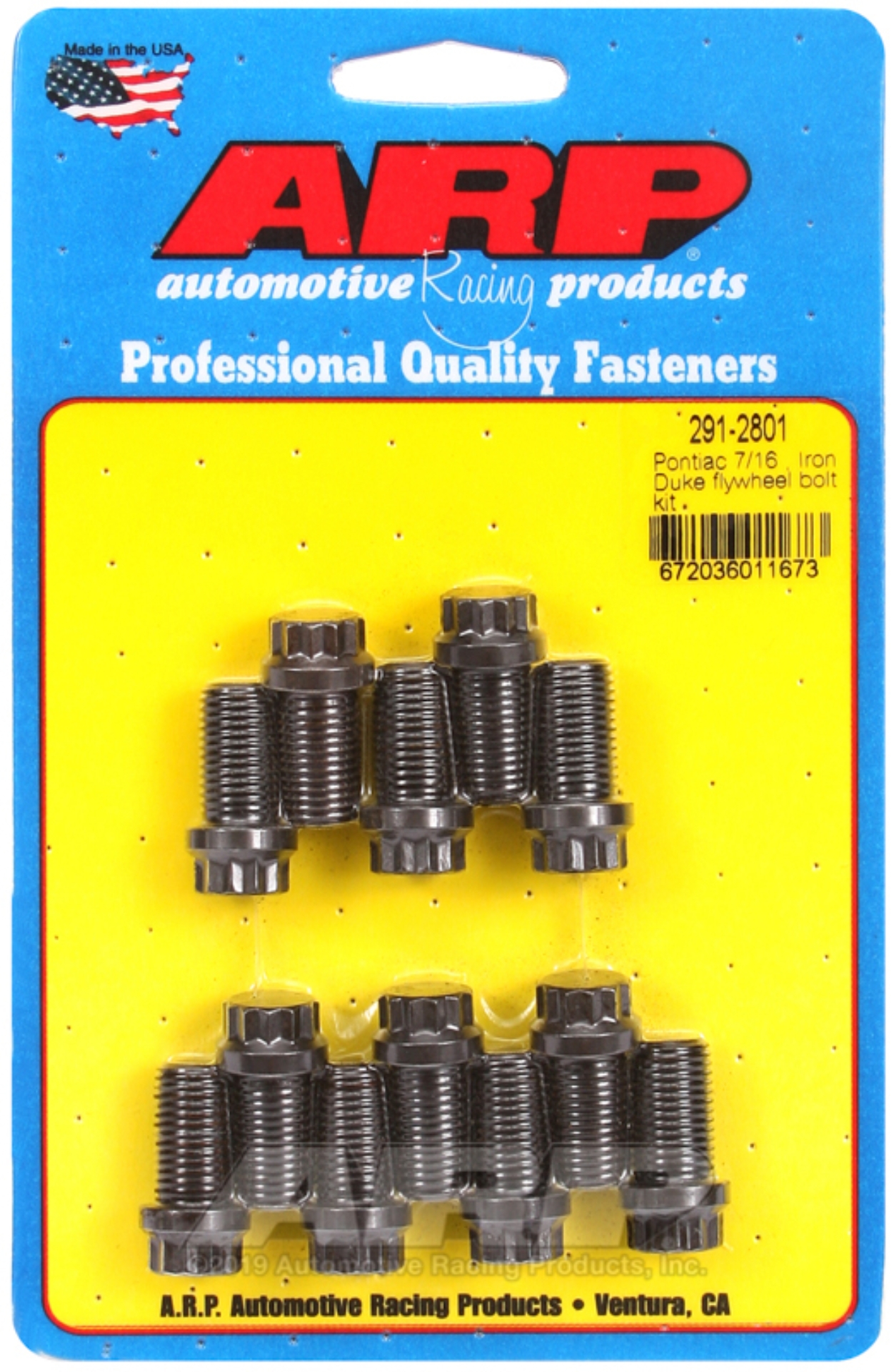 Picture of ARP Pontiac 7/16 Iron Duke Flywheel Bolt Kit