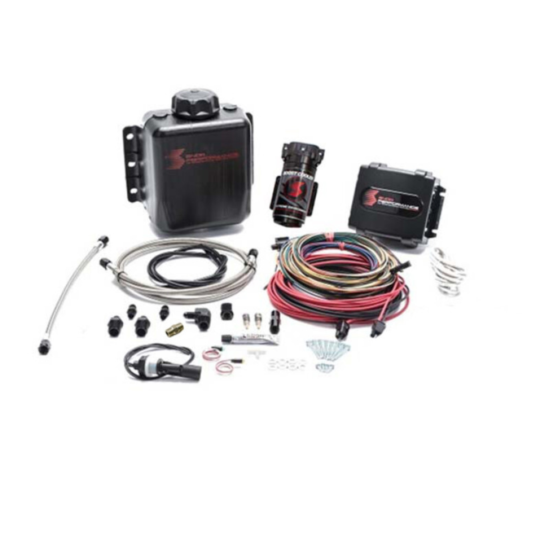 Picture of Snow Performance Stg 4 Boost Cooler Platinum Water Injection Kit (w/SS Braid Line and 4AN Fitting)