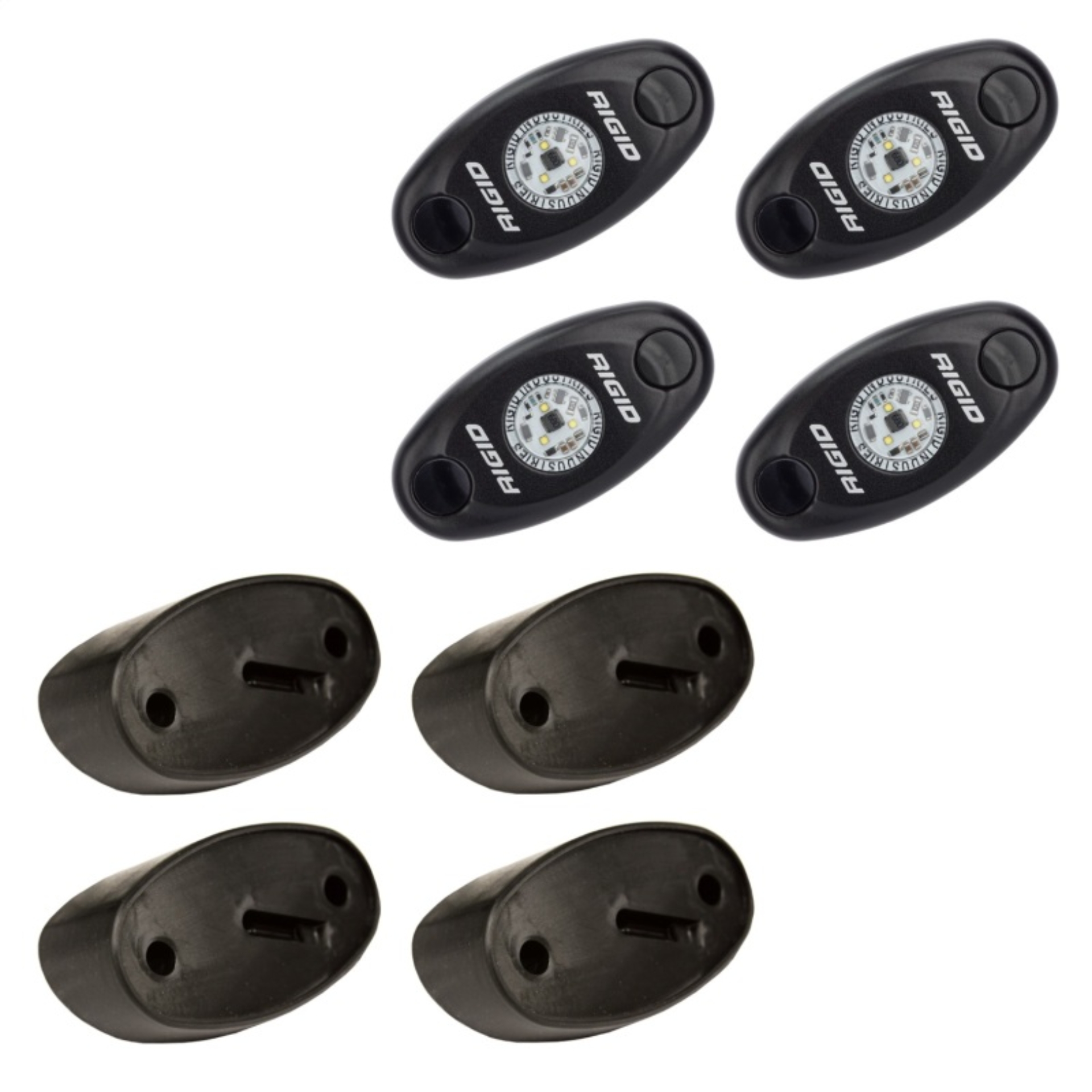 Picture of Rigid Industries Rock Light Kit- Red (4 lights)