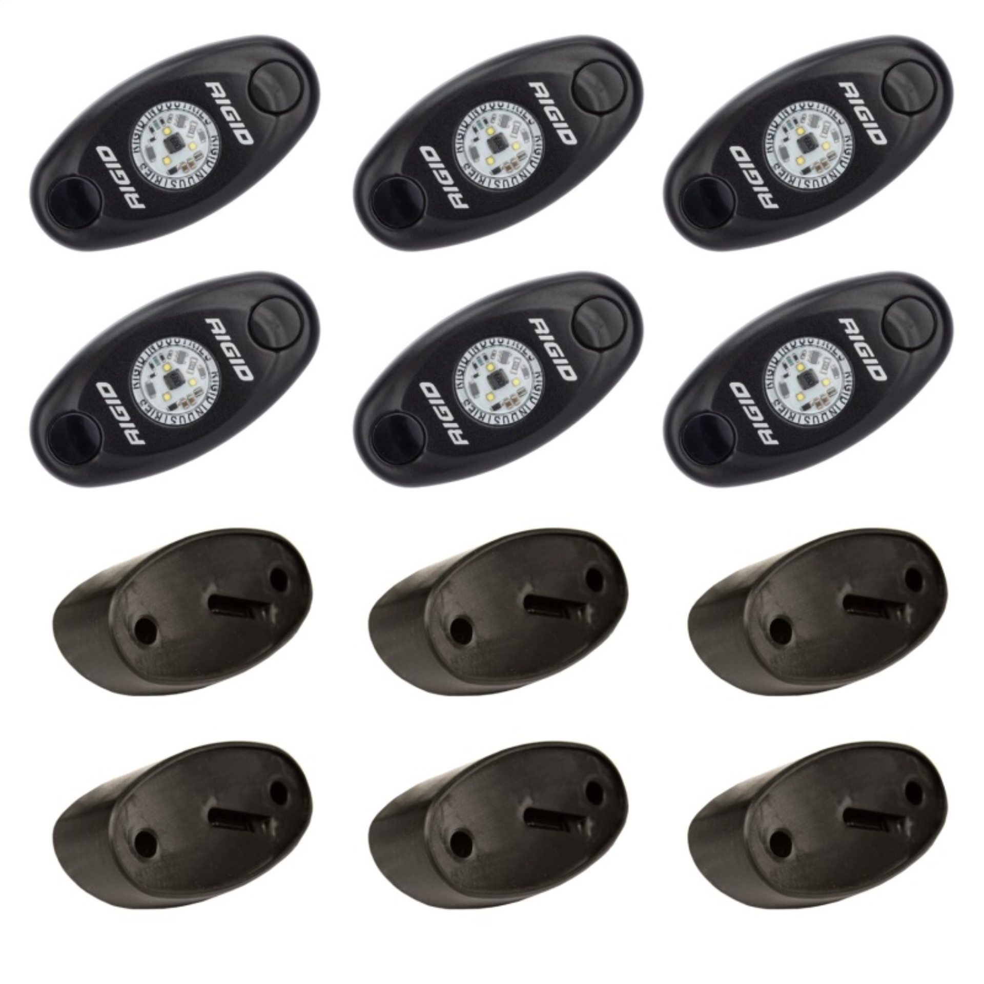 Picture of Rigid Industries Rock Light Kit- Blue (6 lights)
