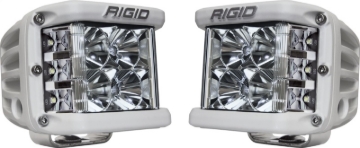 Picture of Rigid Industries D-SS - Flood - Set of 2 - White Housing