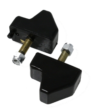 Picture of Energy Suspension GM Style Black Front Bump Stop Set