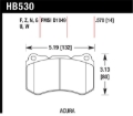 Picture of Hawk 07-08 Acura TL Type S Performance Ceramic Street Front Brake Pads