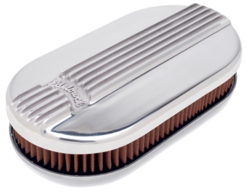 Picture of Classic Series Polished Small Oval Air Cleaner for Single 4-bbl Carb