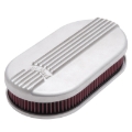 Picture of Classic Series Satin Small Oval Cast Air Cleaner for Single 4-bbl Carb