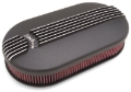 Picture of Pro-Flo Black Large Oval Cast Air Cleaner for Dual-Quads-2.4in. Element