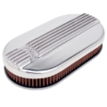 Picture of Classic Series Polished Small Oval Air Cleaner for Single 4-bbl Carb