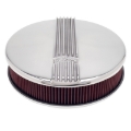 Picture of Classic Series Polished Round Air Cleaner for Single 4-bbl Carb-3in. Element