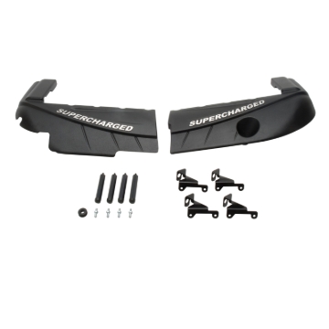 Picture of Edelbrock Supercharger Aluminum Coil Covers #41133 For 2005-10 Mustang GT 4.6L