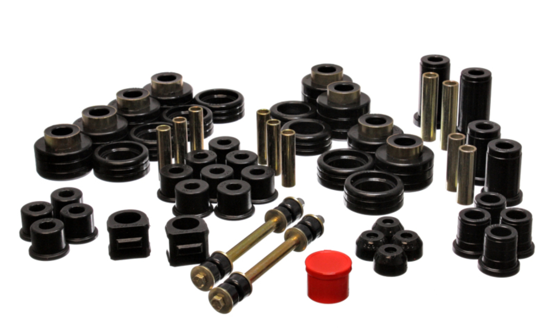 Picture of Energy Suspension 88-98 Chevy/GMC 4WD Black Hyper-flex Master Bushing Set