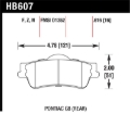 Picture of Hawk 08-09 Pontiac G8 3.6 Base/6.0 Performance Ceramic Street Rear Brake Pads
