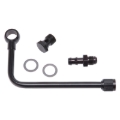 Picture of Fuel Line #81263 Black Steel W/ 3/8in Barbed End Inlet & W/O Fuel Filter