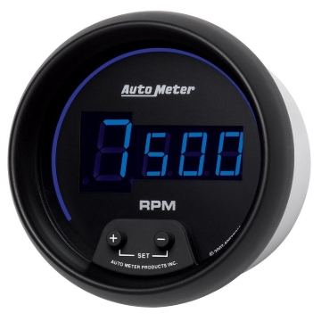 Picture of Autometer Cobalt Digital 85.7mm Black In-Dash Tachometer