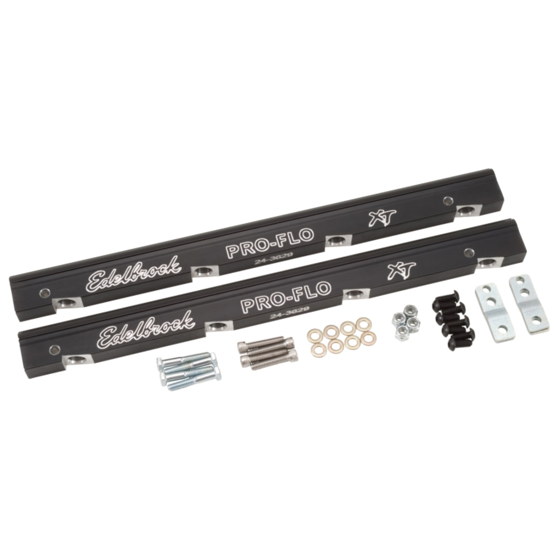 Picture of Fuel Injection Fuel Rail #3629, -6 AN Black Anodized For Chevrolet LS Gen III