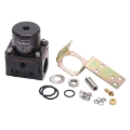 Picture of Edelbrock Fuel Pressure Regulator Carbureted 180 GPH 5-10 PSI -10 In/Out -6 Return Black