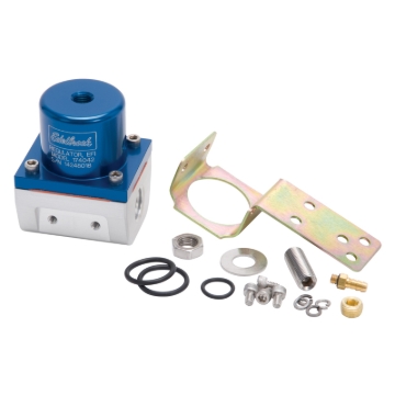 Picture of EFI Fuel Pressure Regulator -6 AN (180 GPH) in Blue/Clear Finish
