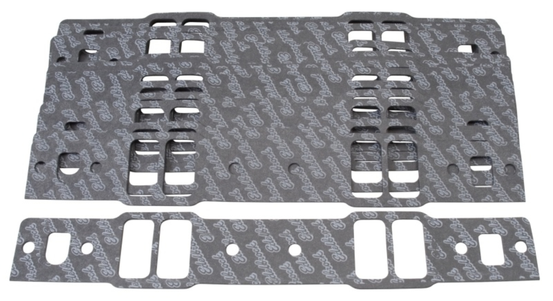 Picture of Edelbrock Small-Block Chevy intake man. gasket set. (PKG OF 10 SETS) .060 Thick