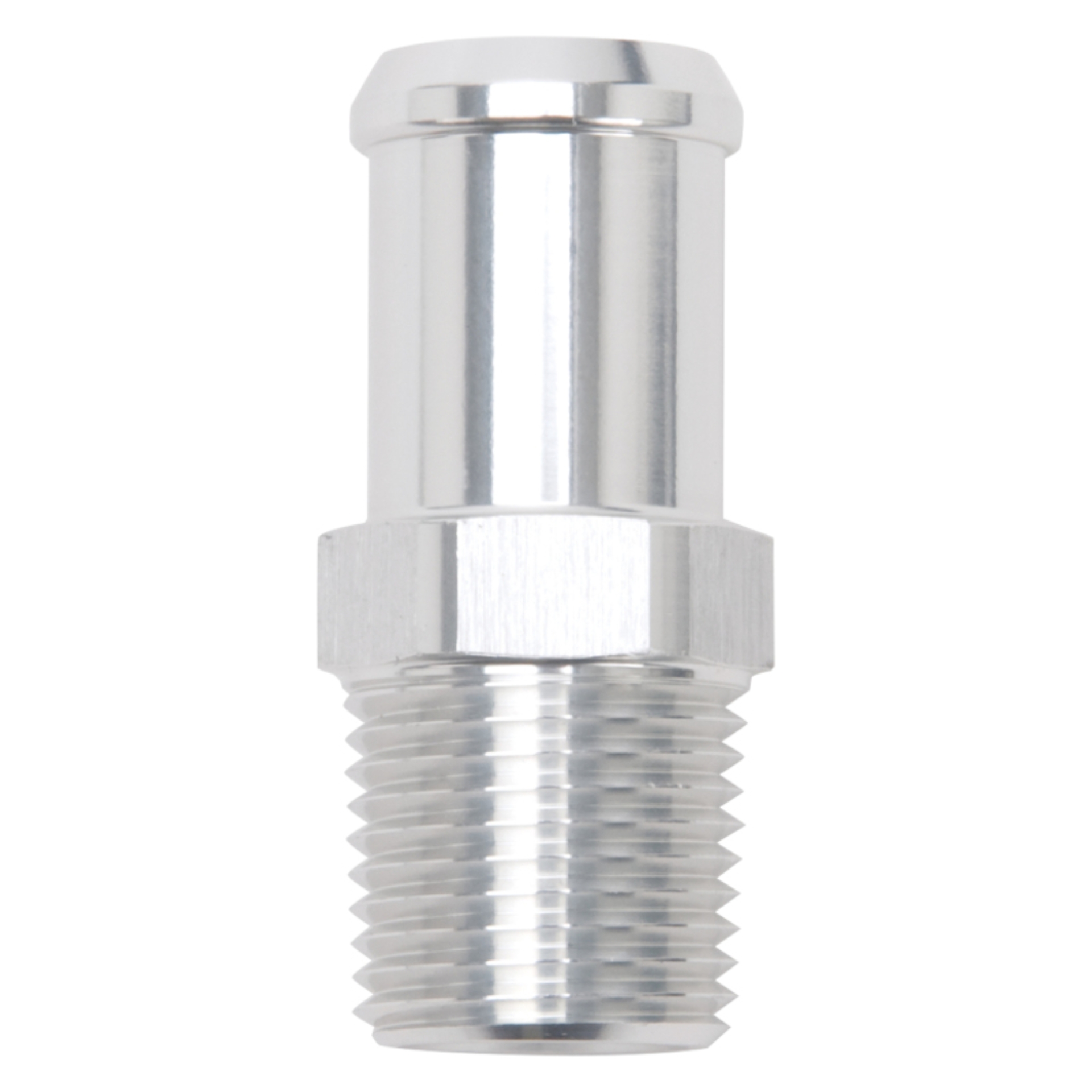 Picture of Heater Hose End Fitting - Straight with 1/2" NPT and 3/4" Barb.