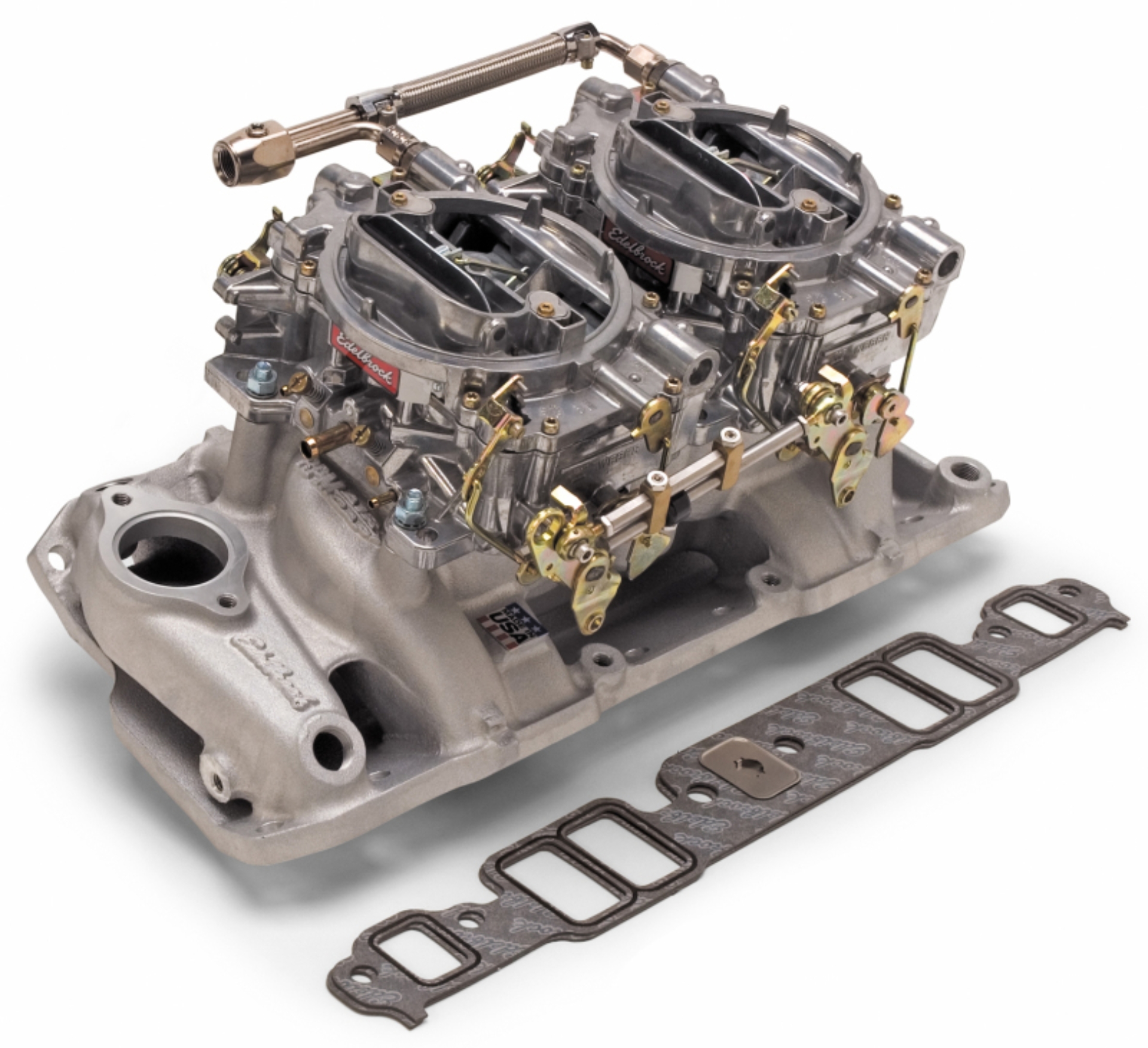 Picture of RPM Dual-Quad manifold and carb Kit for 348/409 W-Series Chevy
