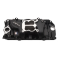 Picture of Performer 2-O Intake Manifold for 1965-90 Big-Block Chevy; Black Finish