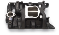 Picture of Performer Intake Manifold for 1965-79 Pontiac 326-455 Non-EGR; Black Finish